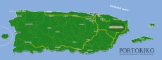 Mapa Portorika